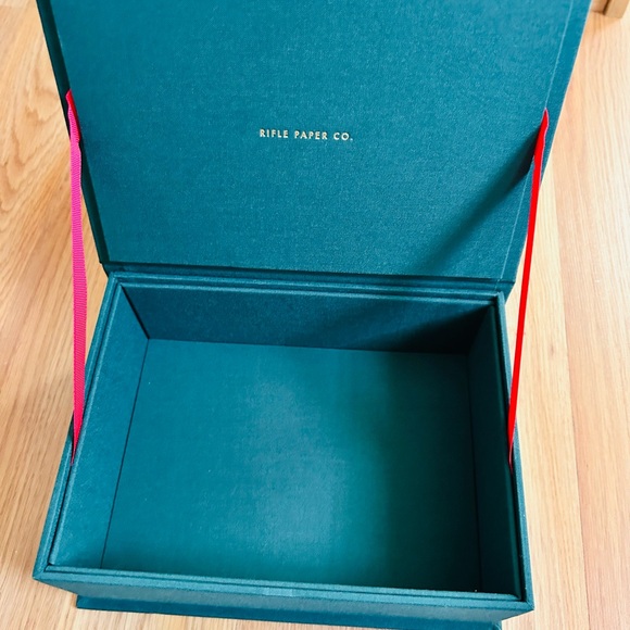 Rifle Paper Co Holiday Large Embroidered Keepsake Box - Picture 3 of 3